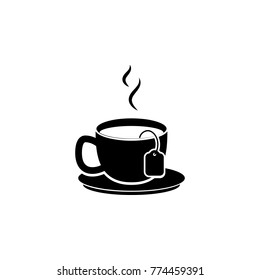 cup with tea bag icon. Breakfast Icon. Premium quality graphic design. Signs, symbols collection, simple icon for websites, web design, mobile app on white background