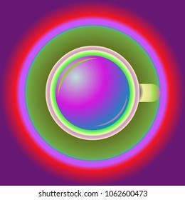 Cup of tea or coffee cup.