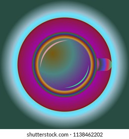Cup of tea or coffee cup.