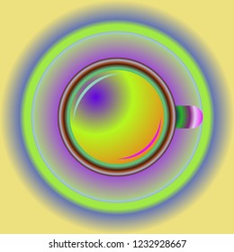 Cup of tea or coffee cup.