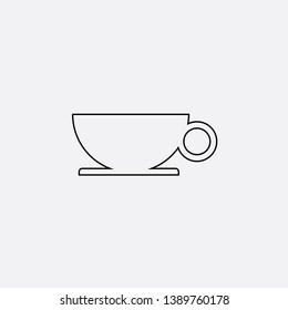 cup cup tea coffee icon sign signifier vector