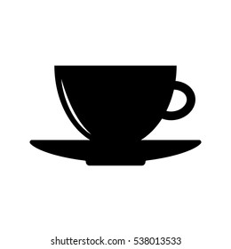 cup tea coffee Icon Vector Illustration