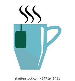 
cup of tea or coffee with steam