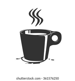 Cup of tea or coffee, vector