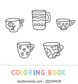 cup of tea coloring page