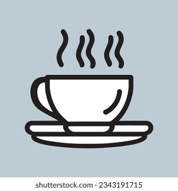 Cup Of Tea hand drawn outline doodle icon. Hot drink - tea cup vector sketch illustration for print, web, mobile and infographics isolated on white background.
