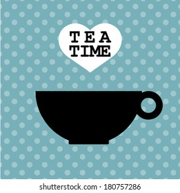 cup of tea with hearts 