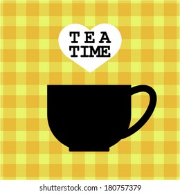 cup of tea with hearts 