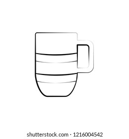 Cup a tea icon. Element of tea icon for mobile concept and web apps. Hand drawn Cup a tea icon can be used for web and mobile