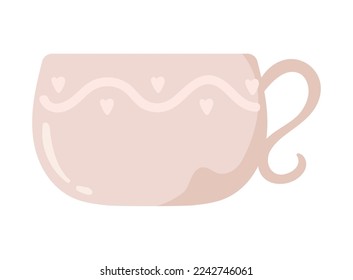 icono de taza de té aislado