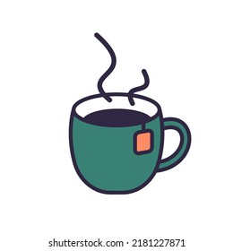 Cup of tea icon. Isolated vector illustration symbol for your design