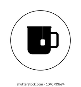 Cup of tea icon, logo