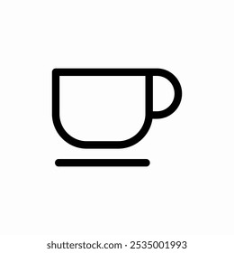 cup tea icon sign vector