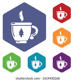 Cup tea icon. Simple illustration of cup tea vector icon for web