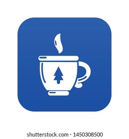 Cup tea icon. Simple illustration of cup tea vector icon for web