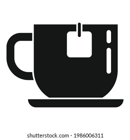 Cup tea icon. Simple illustration of Cup tea vector icon for web design isolated on white background
