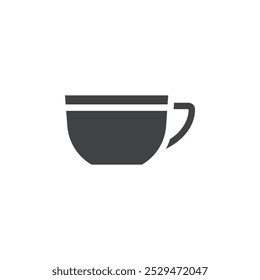 Cup of tea icon simple vector symbol