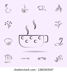 Cup of tea icon. Universal set of tea for website design and development, app development