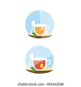 cup tea icon vector art