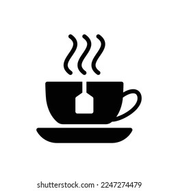 cup of tea icon vector design template