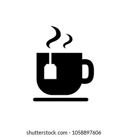cup tea icon, vector illustration