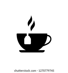 Cup tea icon vector illustration.