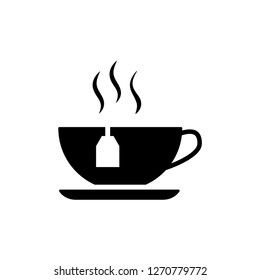 Cup tea icon vector illustration.