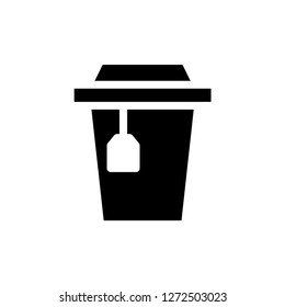 Cup tea icon vector illustration.