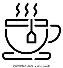 Icono de la taza de té para el Web, App, infografía, etc