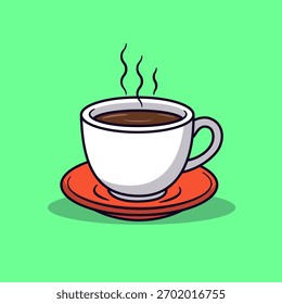 Una taza de té ilustración. Icono de té Vector. Icono de té.