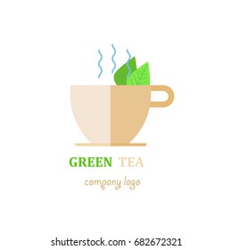 Cup of tea isolated vector on white background icon