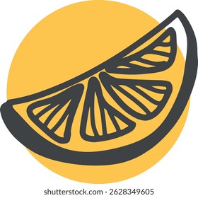 Tasse Tee, Zitrone, Fruchtzeichnung, Gravur, Tinte, Linienkunst, Vektorgrafik	