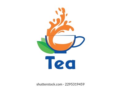 cup tea logo icons vector art 