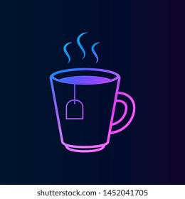 Cup of tea nolan icon. Simple thin line, outline illustration of Autumn icons for UI and UX, website or mobile application