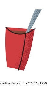 Taza de té con cuchara