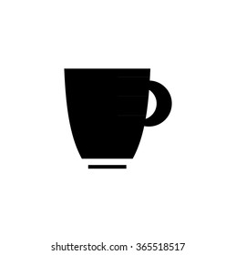 Cup of tea symbol icon vector illustration on white background