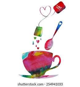 cup of tea Valentine's Day