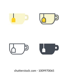 Cup of tea vector icon