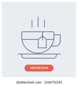 cup of tea vector icon