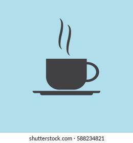 Cup of tea vector icon