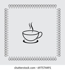 Cup of tea vector icon