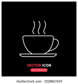 Cup Of Tea Vector Icon Illustration