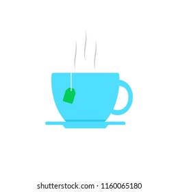Cup Of tea. Vector illustration.