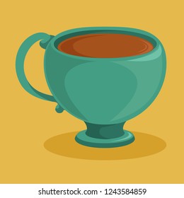 Cup of tea vector illustration
