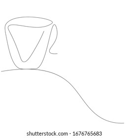 Cup of tea vector illustration