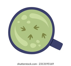 Cup With Tea Vector Illustration