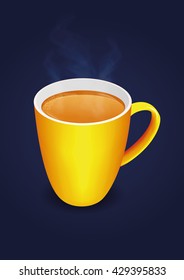 Cup of tea. Vector illustration