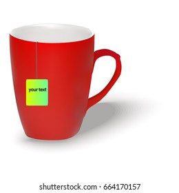 Cup of tea vector illustration