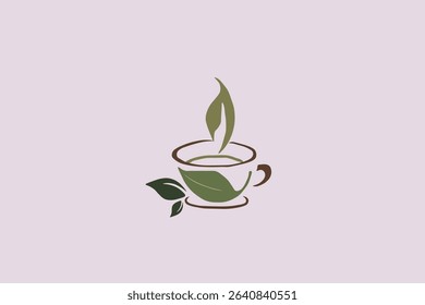 a cup of tea vector image