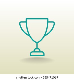 Cup, trophy, award, prize, champion icon